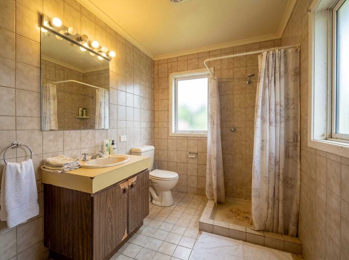 Budget bathroom before